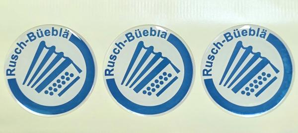 3D-Gelpad Aufkleber Logo "Ländlertrio Rusch Büeblä"